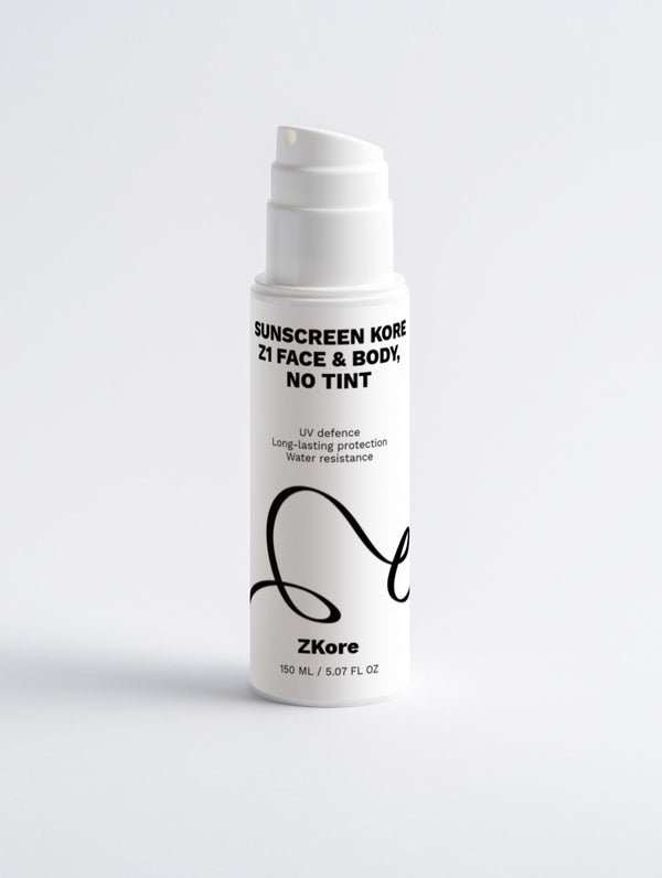 Sunscreen Kore Z1 Face & Body, no tint 150ml